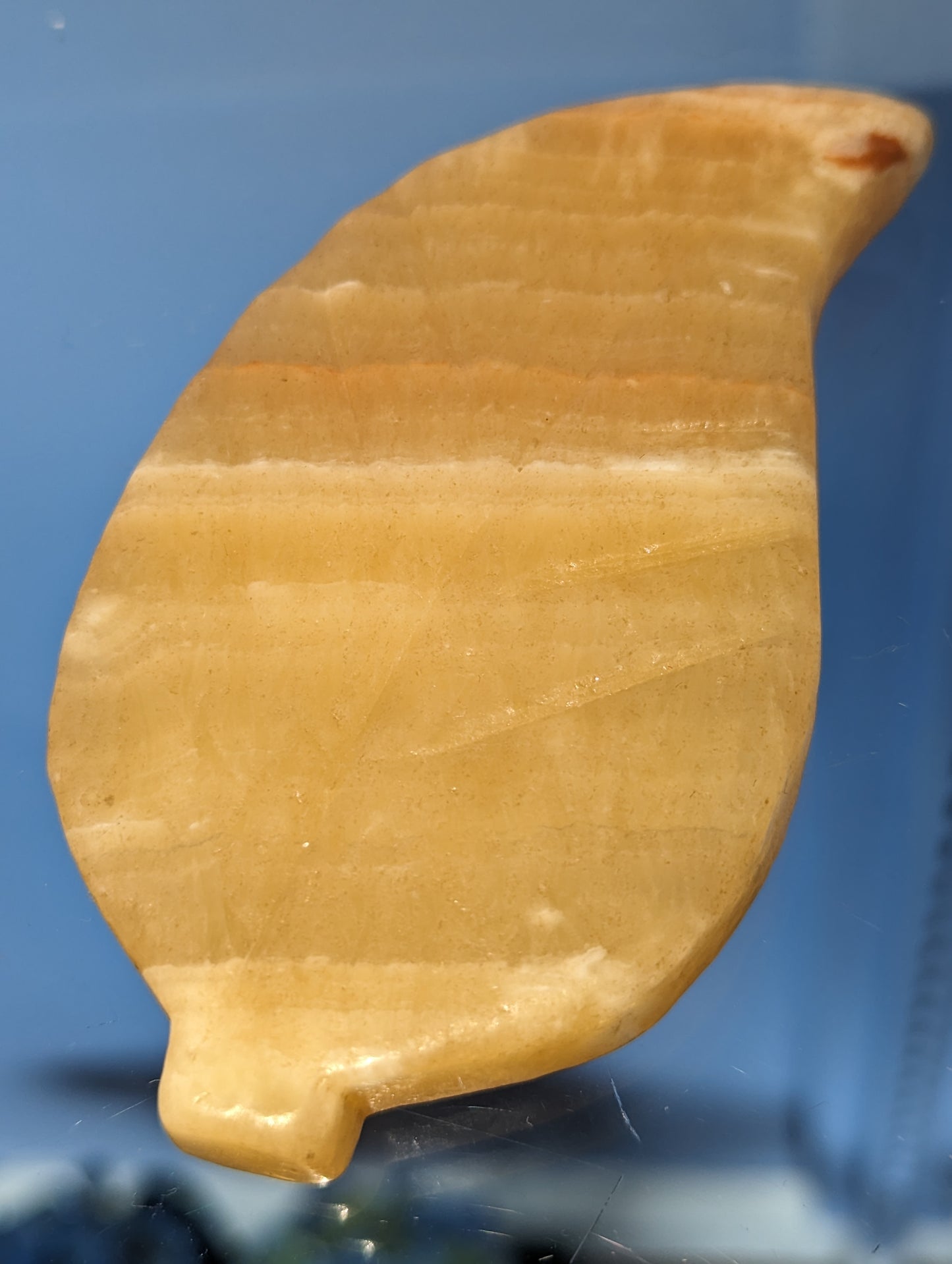 Honey Calcite Leaf