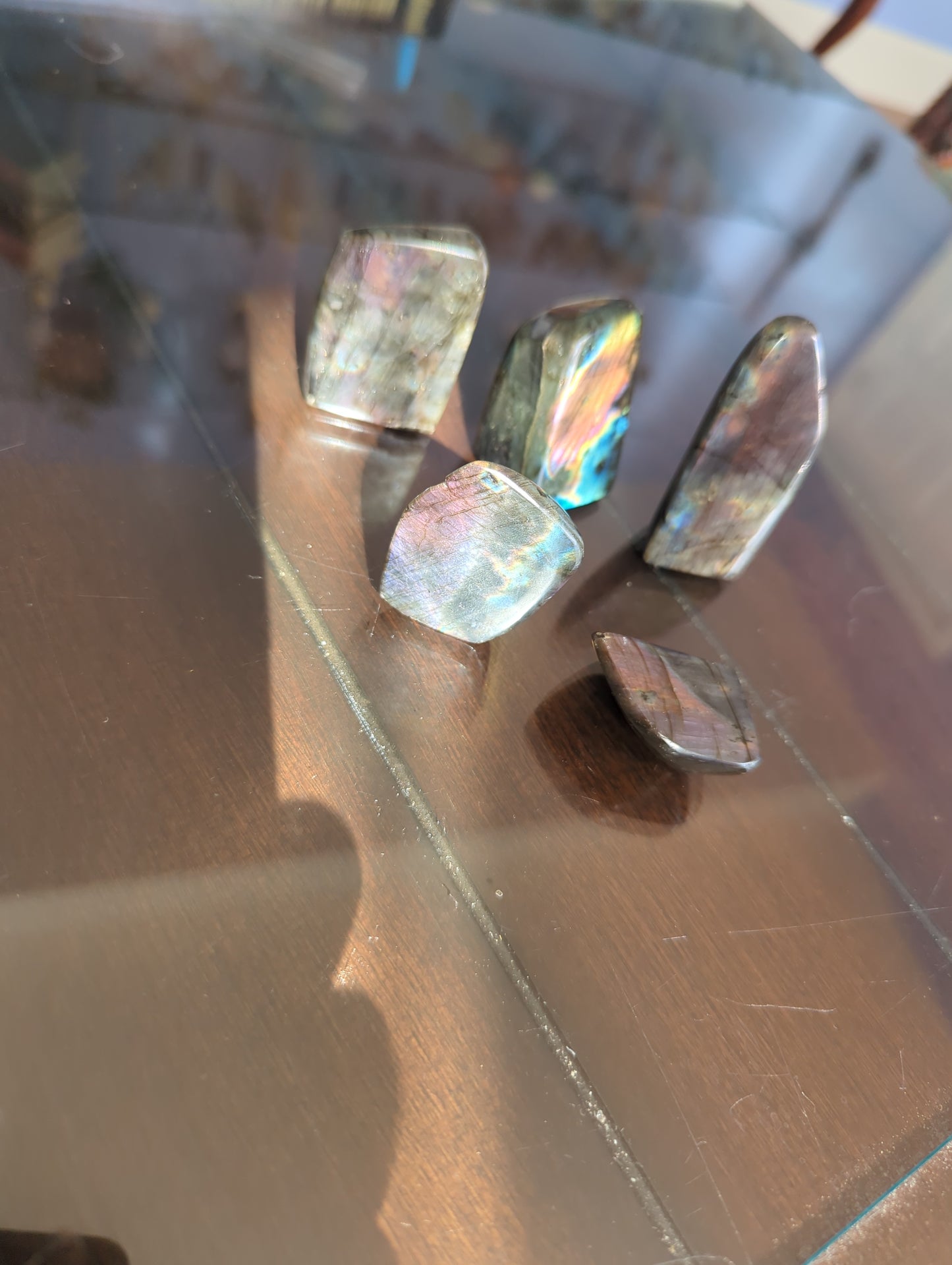 Small Spectrolite Freeform Crystal - AAA Rainbow Flash Labradorite