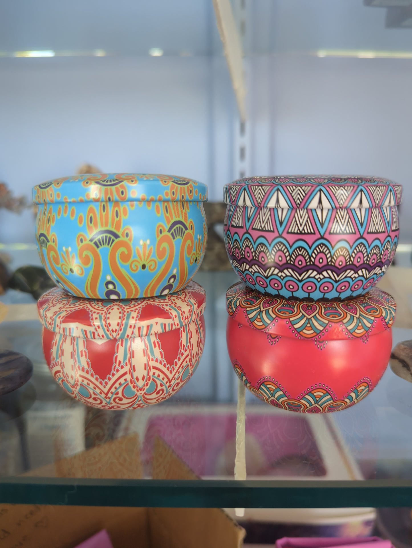 Cute Printed Crystal Tins - Themed Crystal Assortment Gift Set