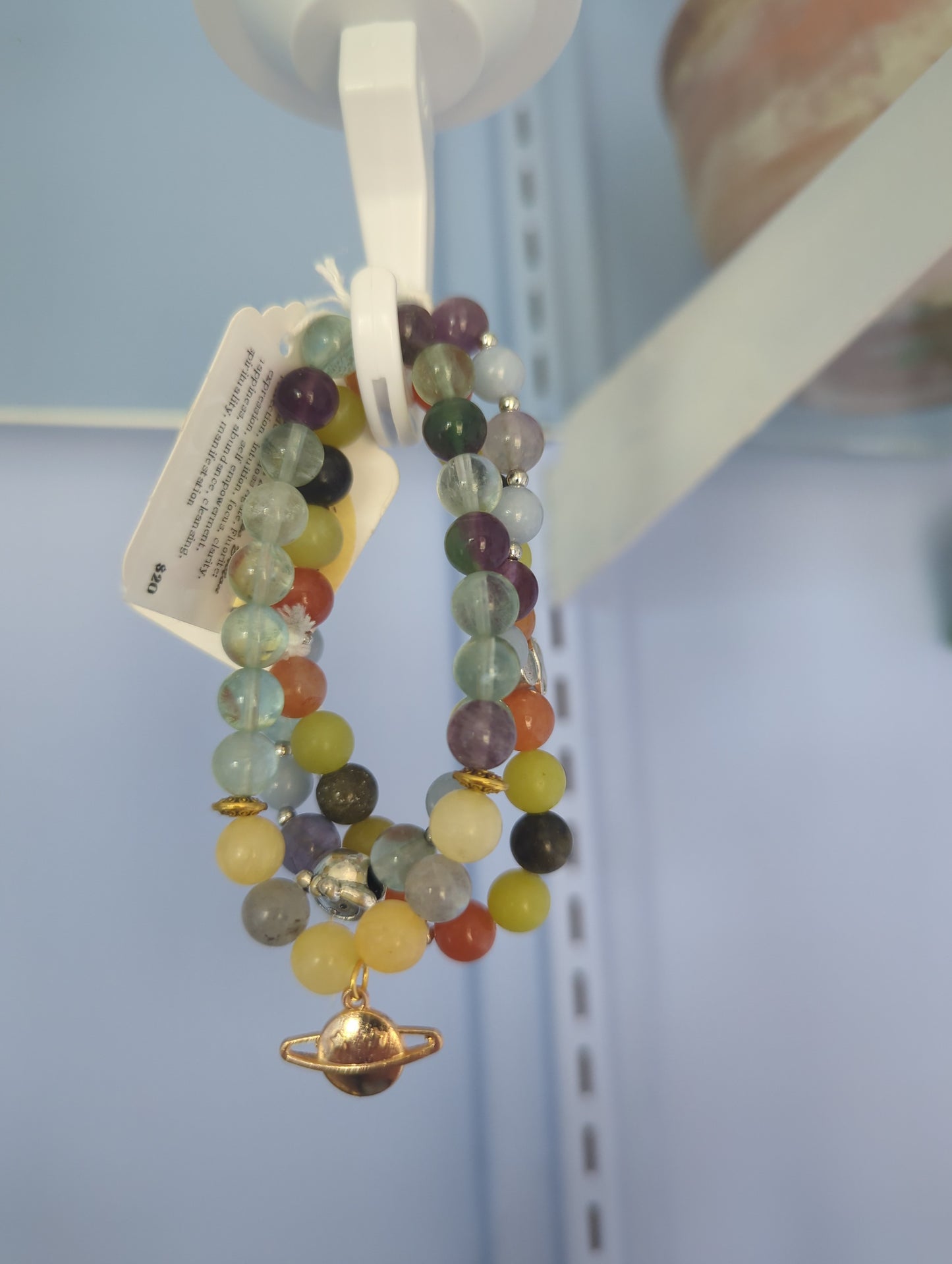 Wholesale Lot: Handmade Bracelets from Cape Breton - Mixed Stones (8mm) on Durable Elastic WITH LABEL