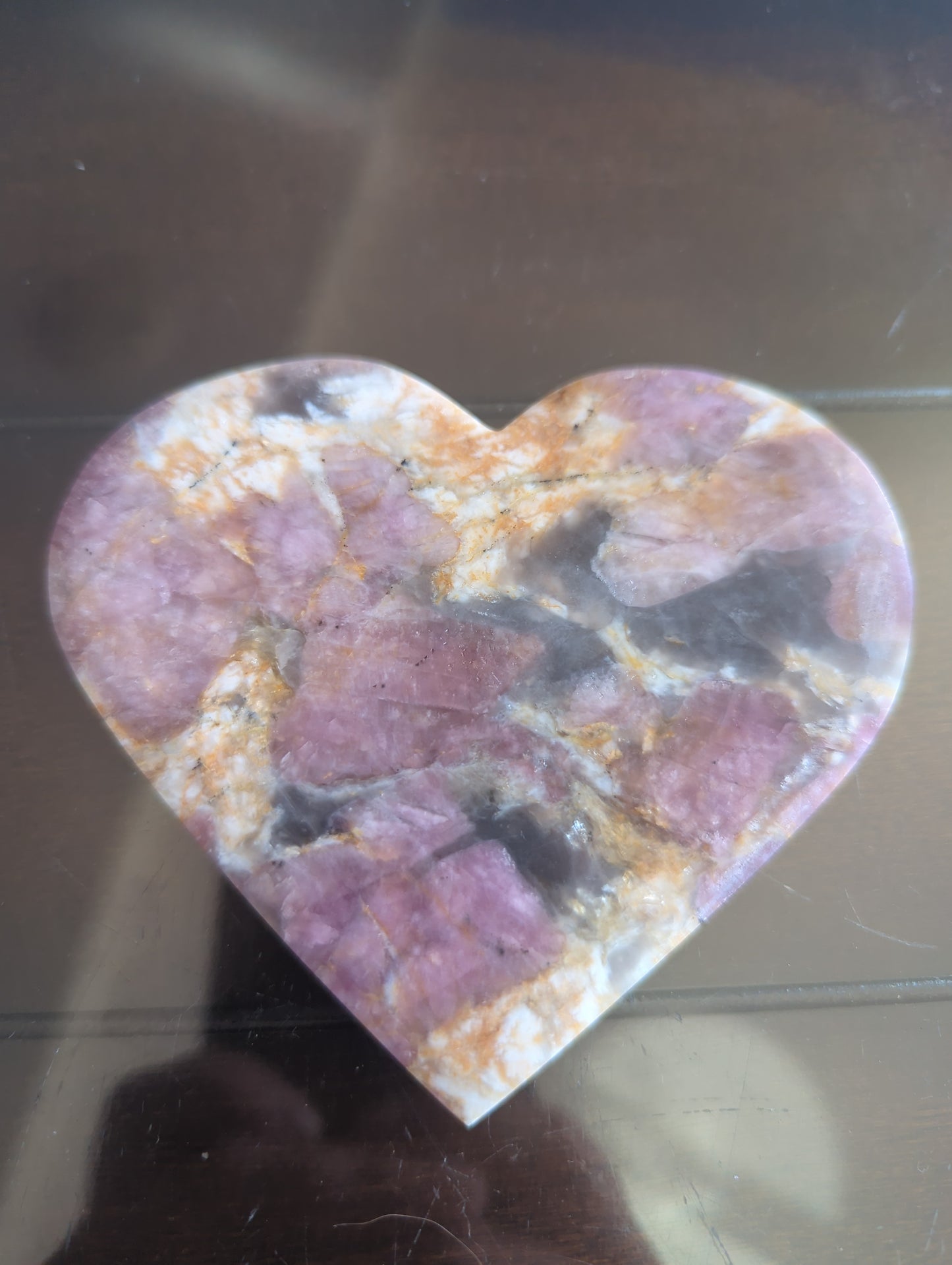 Pink Tourmaline Heart (216g)