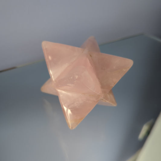 Rose Quartz Merkaba