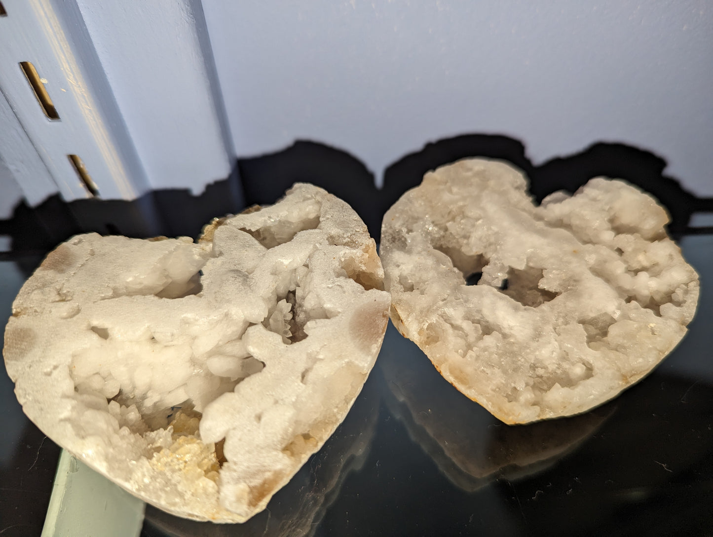 Druzy Agate Heart