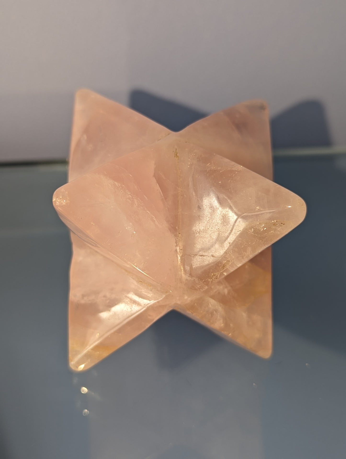 Rose Quartz Merkaba