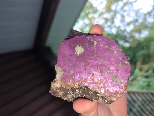 High Grade Purpurite Slab - Rare Purple Crystal for Psychic Protection