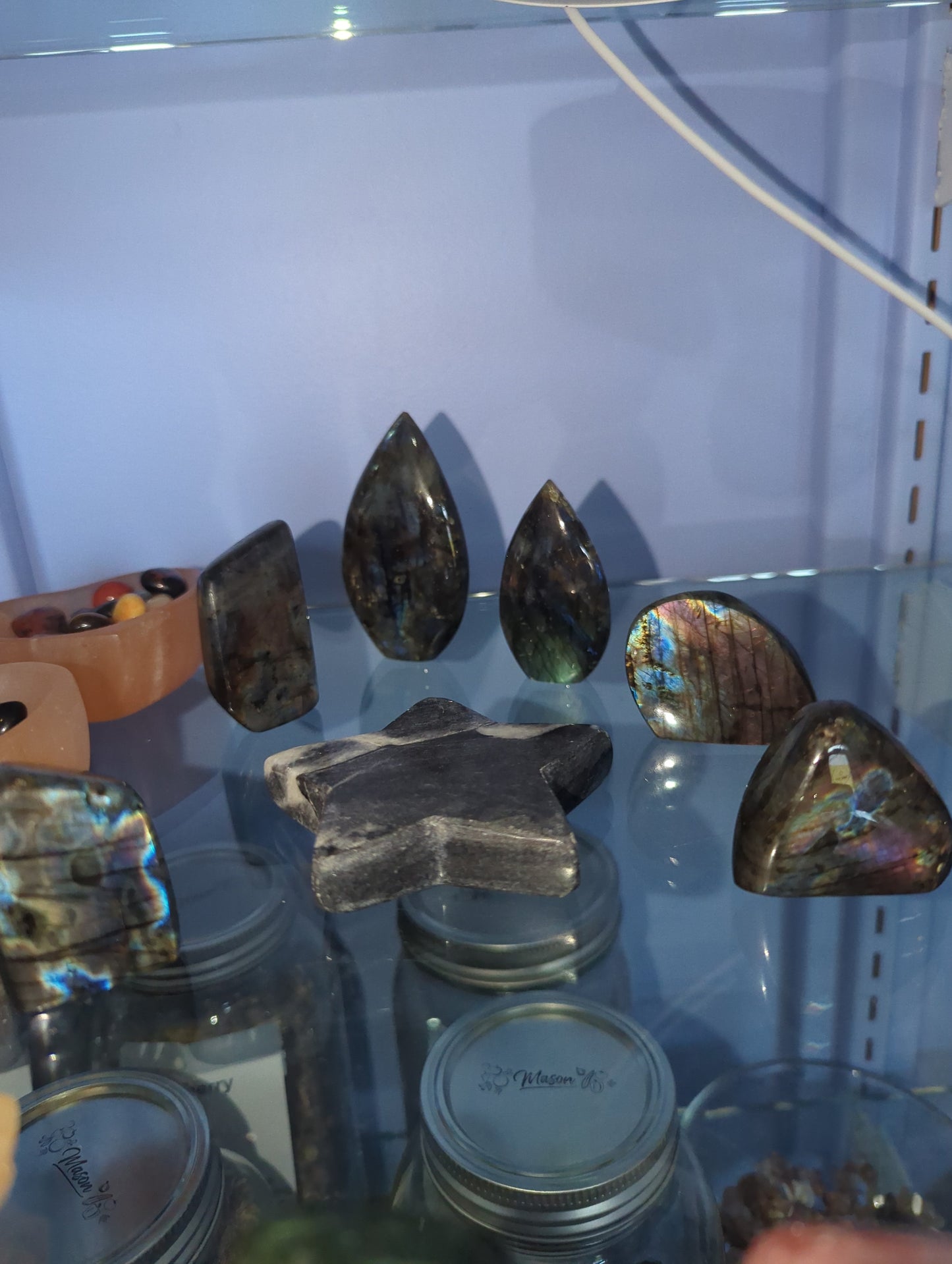 Spectrolite Freeform Crystal - AAA Rainbow Flash Labradorite