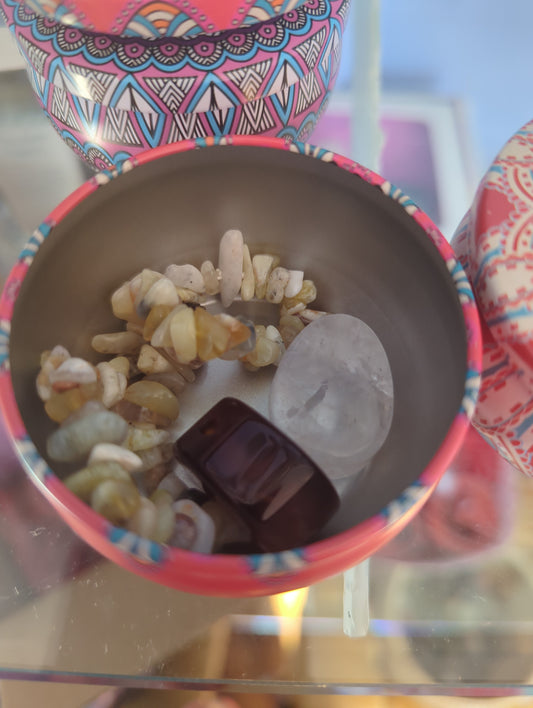 Cute Printed Crystal Tins - Themed Crystal Assortment Gift Set