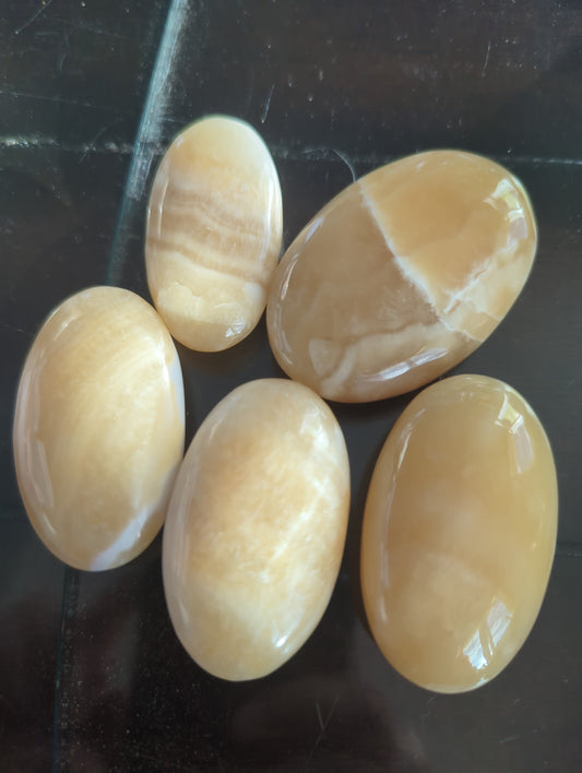 Natural Healing Orange Calcite Stone for Meditation & Sacral Chakra Balance