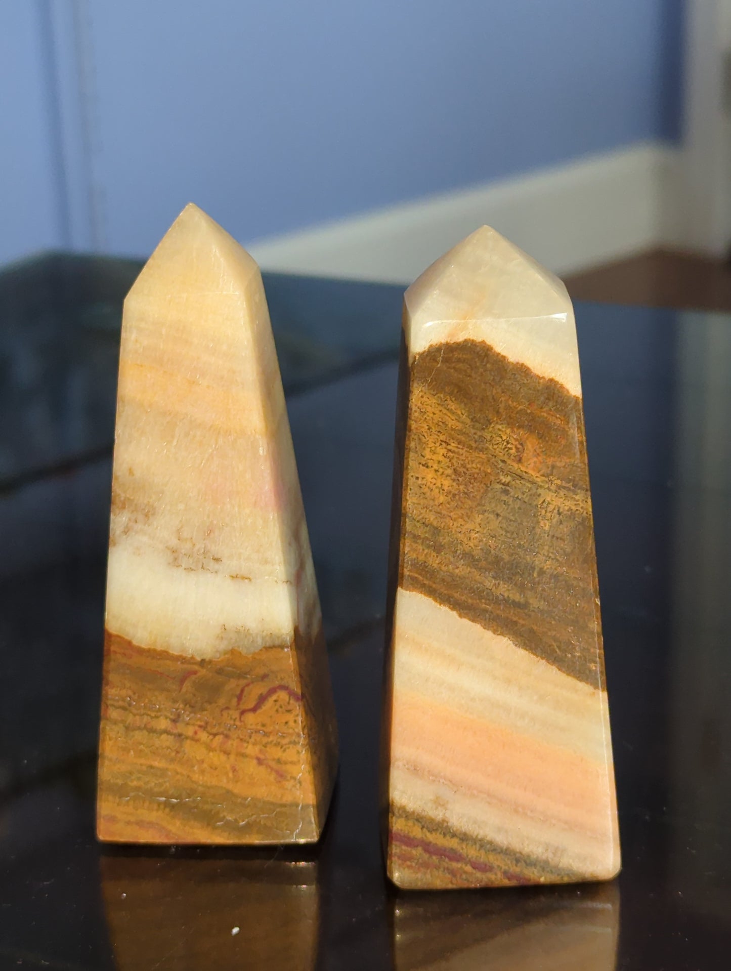 Peach Calcite Towers