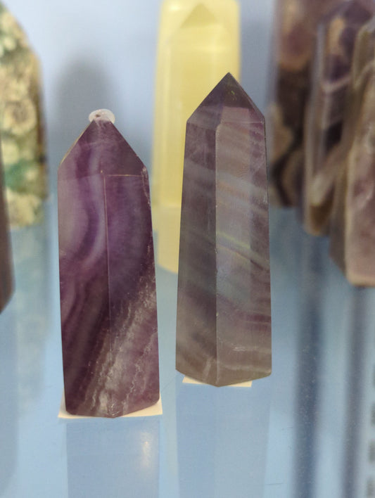 Rainbow Fluorite Points