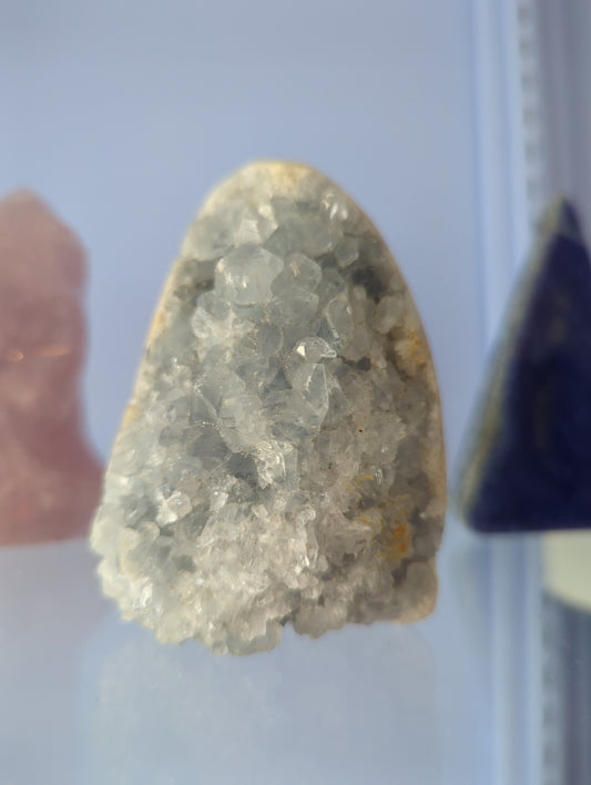 Large Celestite Cathedral Geode - High Grade Blue Celestite Cluster for Home Decor, Reiki & Spiritual Healing - Natural Madagascar Sky Blue Crystal Specimen